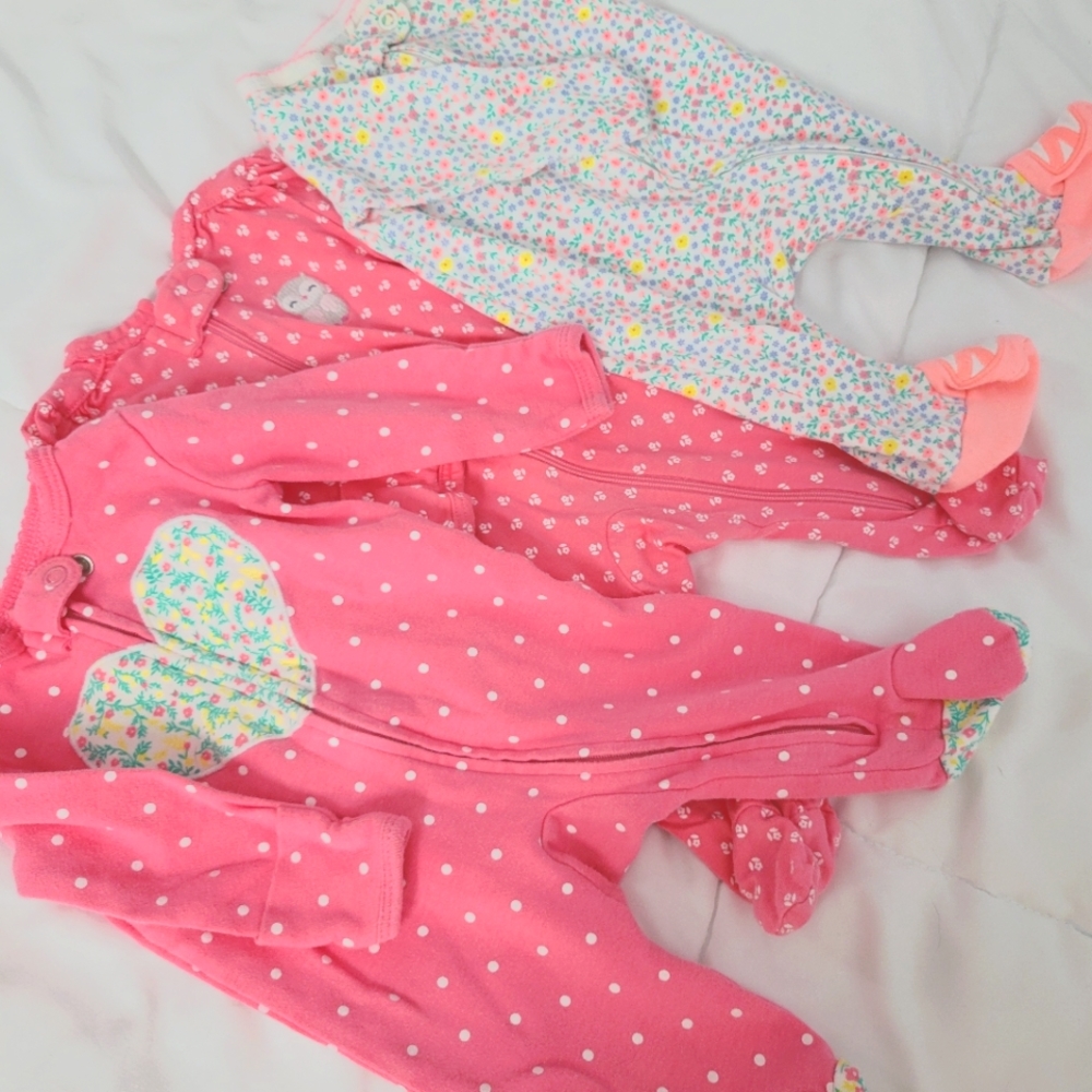 Carter's Newborn Footie Pajamas (Set of 3)
